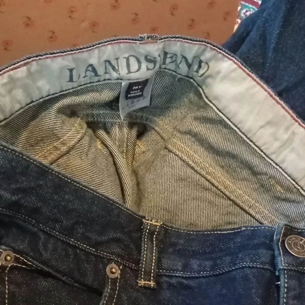 Lands End women's denim jeans, various sizes tall